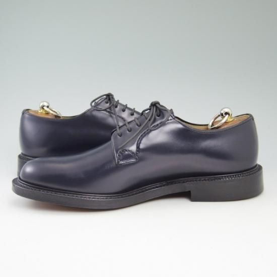 新品★チャーチ 75F【★ネイビー色/SHANNON/シャノン】103ラスト/ポリッシュドバインダーカーフ/5都市ロゴ/プレーントゥ/Church's★b273