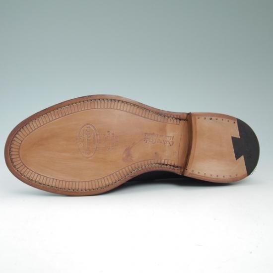 新品★チャーチ 75F【★ネイビー色/SHANNON/シャノン】103ラスト/ポリッシュドバインダーカーフ/5都市ロゴ/プレーントゥ/Church's★b273