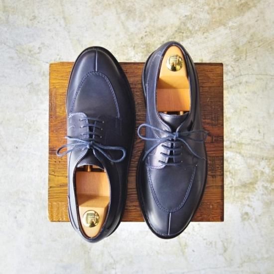 新品★パラブーツ SIZE 7【★ネイビー色/AVIGNON/アヴィニョン】グリフソール/Uチップ/Paraboot★b275