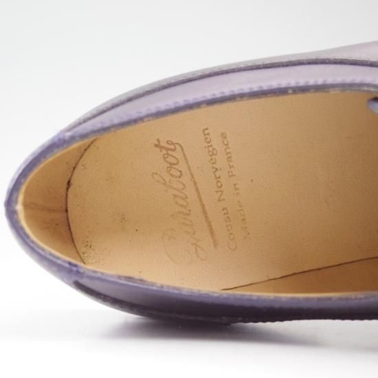 新品★パラブーツ SIZE 7【★ネイビー色/AVIGNON/アヴィニョン】グリフソール/Uチップ/Paraboot★b275