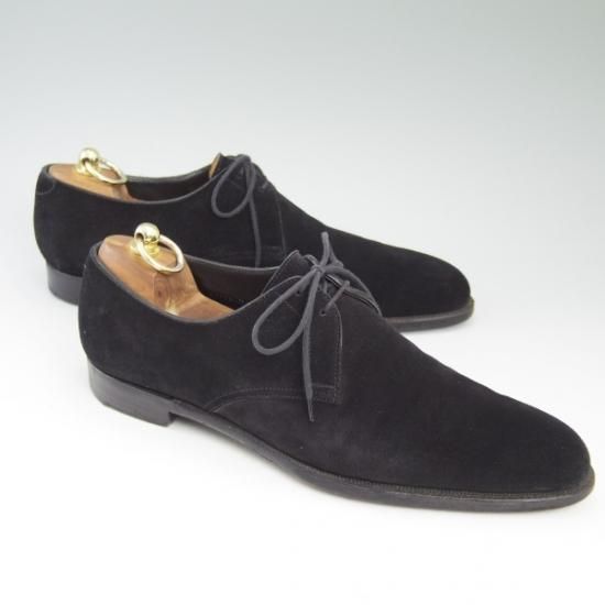 極上★クロケット&ジョーンズ 8D【★定価10万円前後/ハンドグレードライン/BATEMAN】スエード/プレーントゥ/Crockett&Jones★b278
