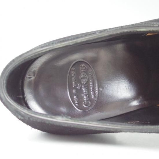 極上★クロケット&ジョーンズ 8D【★定価10万円前後/ハンドグレードライン/BATEMAN】スエード/プレーントゥ/Crockett&Jones★b278