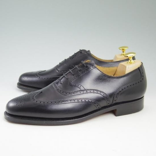 新品★クロケット&ジョーンズ UK7/US7.5E【★ブルックスブラザーズ別注品】Peal&co/BROOKS BROTHERS/フルブローグ/Crockett&Jones★b279