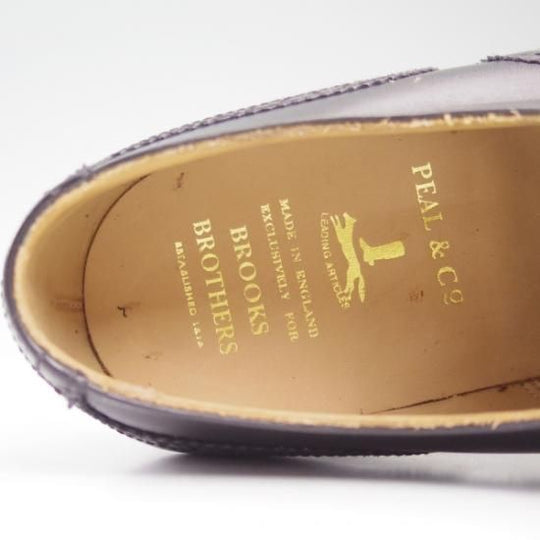 新品★クロケット&ジョーンズ UK7/US7.5E【★ブルックスブラザーズ別注品】Peal&co/BROOKS BROTHERS/フルブローグ/Crockett&Jones★b279