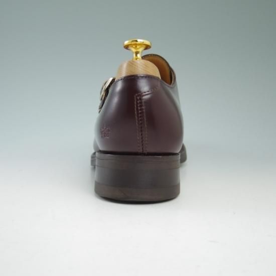 新品★サンダース SIZE 7.5【★コマンドソール/1007R】monk shoe-2 straps/ポリッシュカーフ/ダブルモンク/SANDERS★b281