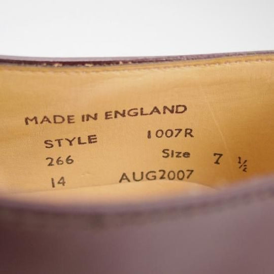 新品★サンダース SIZE 7.5【★コマンドソール/1007R】monk shoe-2 straps/ポリッシュカーフ/ダブルモンク/SANDERS★b281