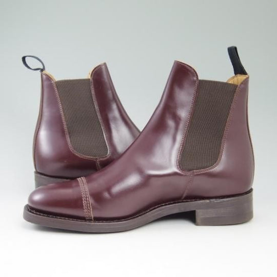 新品★サンダース SIZE 7【★コマンドソール/9921R1】hi top chelsea boot/ポリッシュカーフ/サイドゴアブーツ/SANDERS★b282