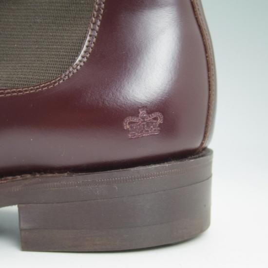 新品★サンダース SIZE 7【★コマンドソール/9921R1】hi top chelsea boot/ポリッシュカーフ/サイドゴアブーツ/SANDERS★b282