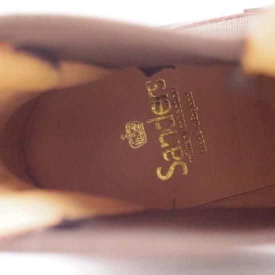 新品★サンダース SIZE 7【★コマンドソール/9921R1】hi top chelsea boot/ポリッシュカーフ/サイドゴアブーツ/SANDERS★b282