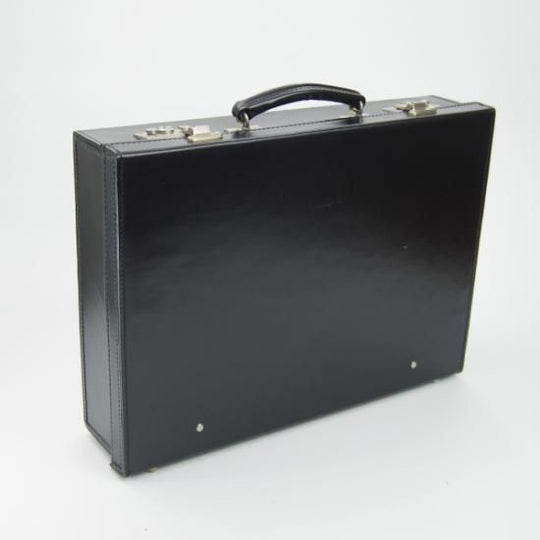 美品★グレンロイヤル【★推定15〜20万円程度/アタッシュケース】黒/メンズ ビジネス バッグ/GLENROYAL★N4865