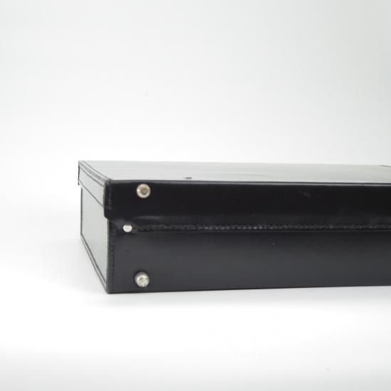 美品★グレンロイヤル【★推定15〜20万円程度/アタッシュケース】黒/メンズ ビジネス バッグ/GLENROYAL★N4865