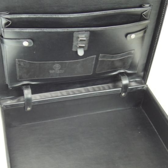 美品★グレンロイヤル【★推定15〜20万円程度/アタッシュケース】黒/メンズ ビジネス バッグ/GLENROYAL★N4865