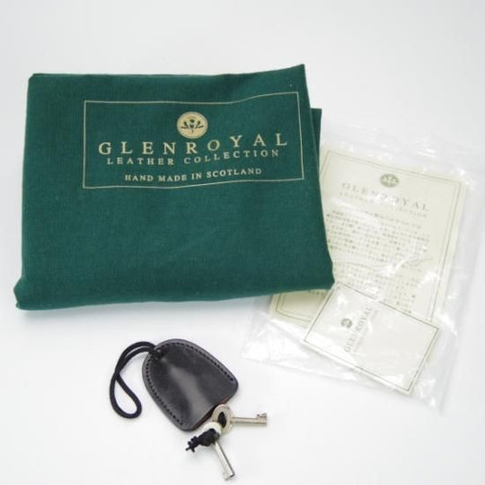 美品★グレンロイヤル【★推定15〜20万円程度/アタッシュケース】黒/メンズ ビジネス バッグ/GLENROYAL★N4865