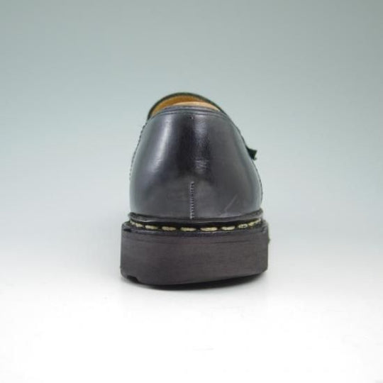 極上★パラブーツ SIZE 5【★ネイビー色/NUIT/ランス/REIMS】リスレザー/マルシェソール/コインローファー/Paraboot★b308