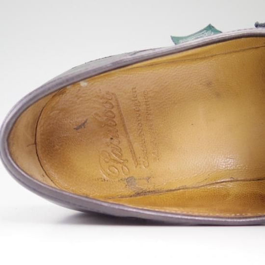 極上★パラブーツ SIZE 5【★ネイビー色/NUIT/ランス/REIMS】リスレザー/マルシェソール/コインローファー/Paraboot★b308