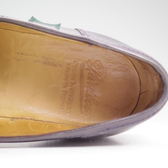 極上★パラブーツ SIZE 5【★ネイビー色/NUIT/ランス/REIMS】リスレザー/マルシェソール/コインローファー/Paraboot★b308