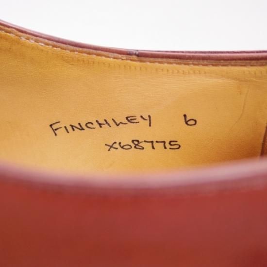 極上★クロケット&ジョーンズ 6D【★マスターロイド/Lloyd Footwear別注/FINCHLEY】ロイドフットウェア/ホールカット/Crockett&Jones★b309
