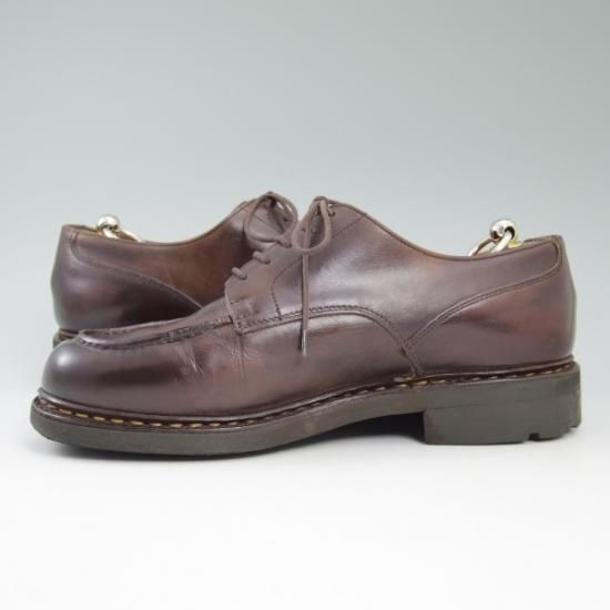 極上★パラブーツ SIZE 7【★超希少!!/旧ロゴ/シャンボード】CAFE/カフェ/リスレザー/CHAMBORD/TEXソール/Uチップ/Paraboot★b287