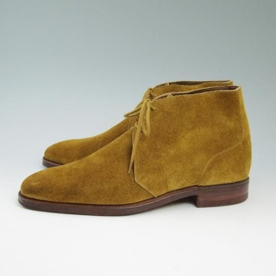 美品★クロケット&ジョーンズ 7E 【★(英)ジョージクレバリー別注品/GEORGE CLEVERLEY】318ラスト/チャッカブーツ/Crockett&Jones★b289