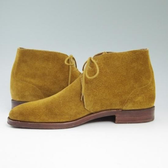 美品★クロケット&ジョーンズ 7E 【★(英)ジョージクレバリー別注品/GEORGE CLEVERLEY】318ラスト/チャッカブーツ/Crockett&Jones★b289