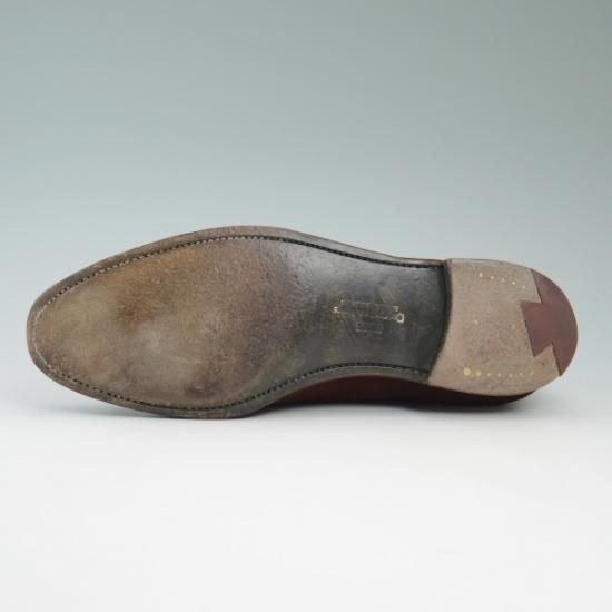 極上★クロケット&ジョーンズ 6.5E 【★希少モデル/THURLOE】302ラスト/Uチップ/ローファー/スリッポン/Crockett&Jones★b290