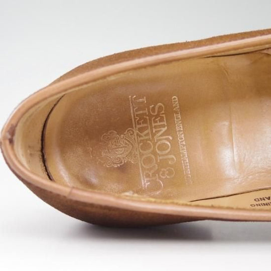 極上★クロケット&ジョーンズ 6.5E 【★希少モデル/THURLOE】302ラスト/Uチップ/ローファー/スリッポン/Crockett&Jones★b290