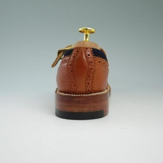 極美品★ユケテン(レディース) US4.5【★カーフ×スエード コンビ仕様】バックル付き スリッポン/YUKETEN★b299