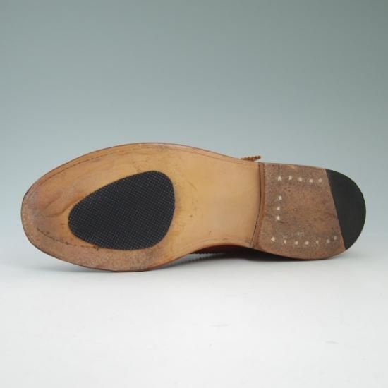 極美品★ユケテン(レディース) US4.5【★カーフ×スエード コンビ仕様】バックル付き スリッポン/YUKETEN★b299