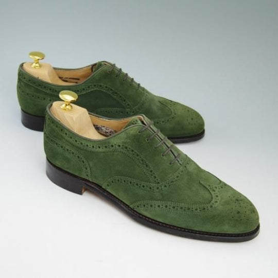 極美品★チーニー 7E 【★ポールスミス別注品/Paul Smith】スエード/フルブローグ/175ラスト/CHEANEY★b301