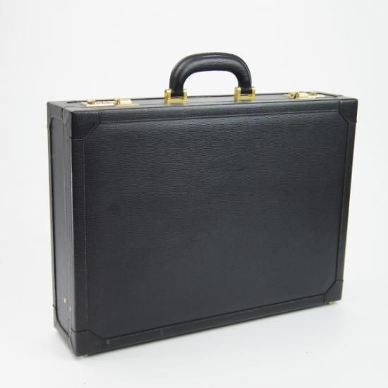 極上★ダンヒル/dunhill【★アタッシュケース】レザー 黒/メンズ ビジネス バッグ★N4873