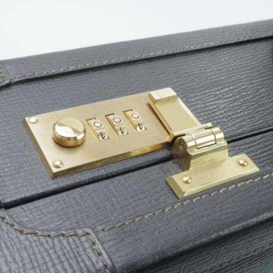 極上☆ダンヒル/dunhill【☆アタッシュケース】レザー 黒/メンズ