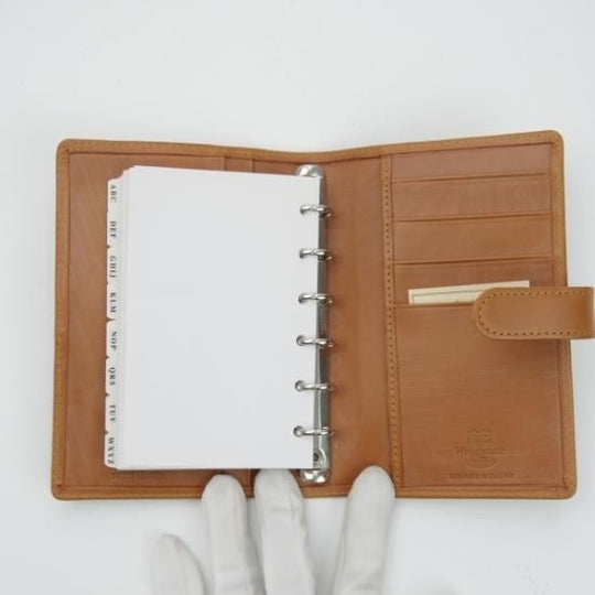 未使用★ホワイトハウスコックス【定価37,800円★システム手帳/s8754/ニュートン】/ブライドルレザー/手帳カバー/Whitehouse Cox★b334