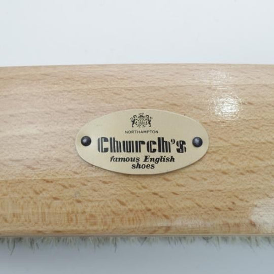 ほぼ未使用★チャーチ【★希少!!旧CHURCH'S時代の馬毛ブラシ】プラダ買収前/シューケア ホースヘア ブラシ/靴磨き/Church's★b335