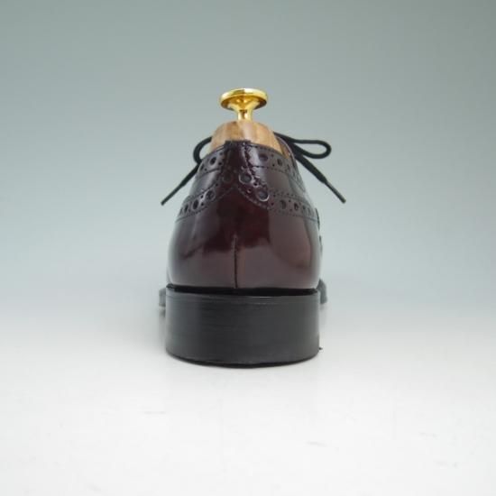 極美品★チャーチ 60F【★バーウッド/BURWOOD】81ラスト/ポリッシュドバインダーカーフ/5都市ロゴ/フルブローグ/Church's★b312