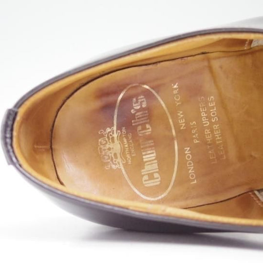 極美品★チャーチ 75F【★73ラスト/BALMORAL】バルモラル/コンサル/ストレートチップ/Church's★b313