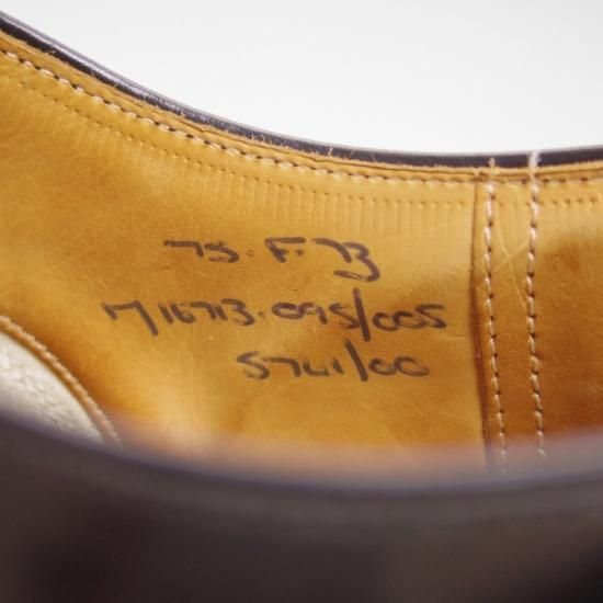 極美品★チャーチ 75F【★73ラスト/BALMORAL】バルモラル/コンサル/ストレートチップ/Church's★b313