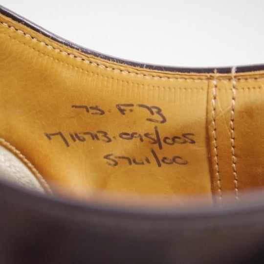 極美品★チャーチ 75F【★73ラスト/BALMORAL】バルモラル/コンサル/ストレートチップ/Church's★b313