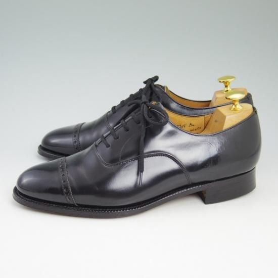 極美品★チャーチ 75F【★ブックバインダーカーフ/3都市ロゴ】84ラスト/バークロフト/Barcroft/旧チャーチ/Church's★b314