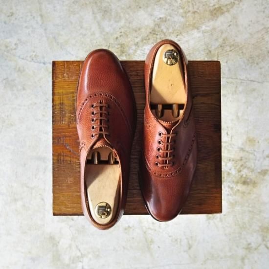 未使用★クロケット&ジョーンズ UK7/US7.5D【★ラルフローレン別注/Polo Ralph Lauren】サドルシューズ/Crockett&Jones★b317