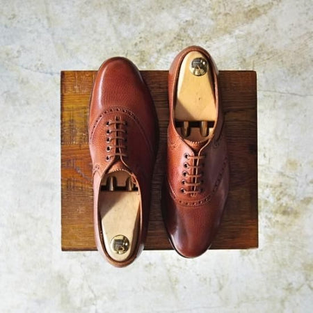 未使用★クロケット&ジョーンズ UK7/US7.5D【★ラルフローレン別注/Polo Ralph Lauren】サドルシューズ/Crockett&Jones★b317