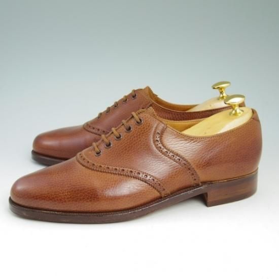 未使用★クロケット&ジョーンズ UK7/US7.5D【★ラルフローレン別注/Polo Ralph Lauren】サドルシューズ/Crockett&Jones★b317