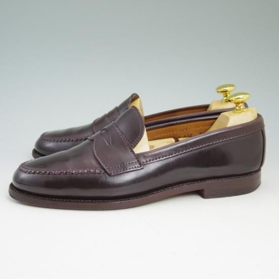 極上★オールデン 7.5D【★コードバン仕様/Stapleton Shoe別注品/986/ヴァンラスト】Van/コインローファー/Alden★b319