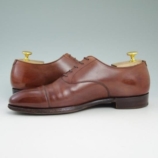 ★クロケット&ジョーンズ 6.5E【★オードリー/AUDLEY/ハンドグレード】337ラスト/ストレートチップ/Crockett&Jones★b316