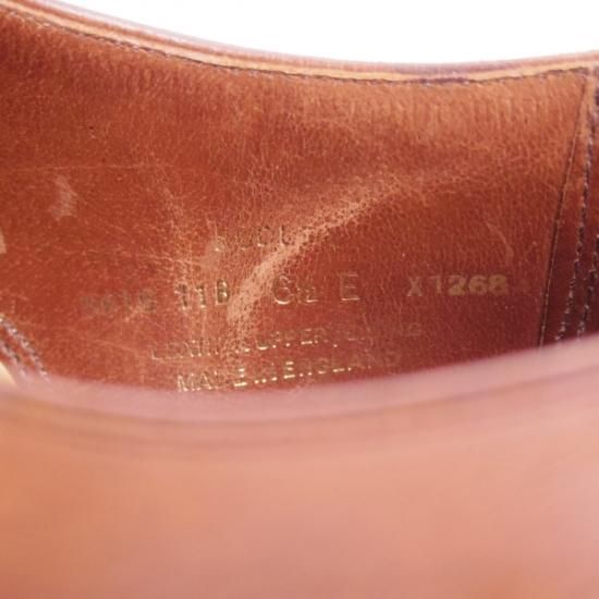 ★クロケット&ジョーンズ 6.5E【★オードリー/AUDLEY/ハンドグレード】337ラスト/ストレートチップ/Crockett&Jones★b316