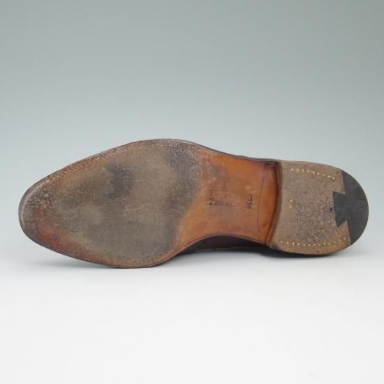 極上★グレンソン UK7.5【★限定/anniversaryモデル/Limited edition】フルブローグ/6324/15/バーガンディー/GRENSON★b321