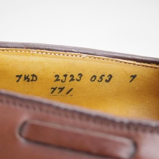 極上★オールデン 7.5D【★ブルックスブラザーズ別注】771/アバディーンラスト/BROOKS BROTHERS/タッセルローファー/Alden★b322