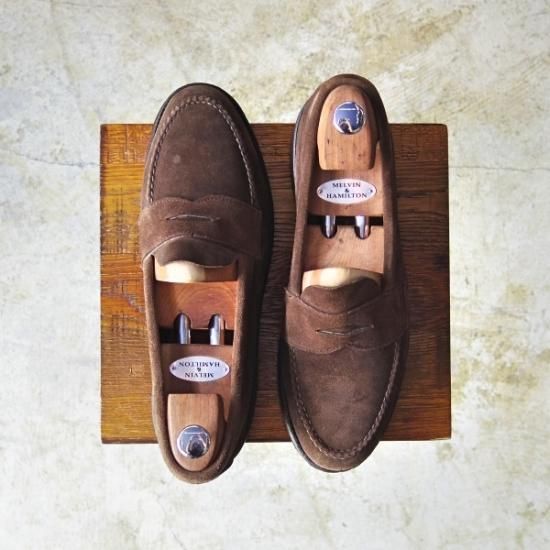 極上★オールデン 9.5D【★ユナイテッドアローズ別注】ヴァンラスト/6245F/UNITED ARROWS/スエード/コインローファー/Alden★b323