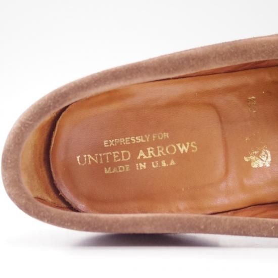 極上★オールデン 9.5D【★ユナイテッドアローズ別注】ヴァンラスト/6245F/UNITED ARROWS/スエード/コインローファー/Alden★b323