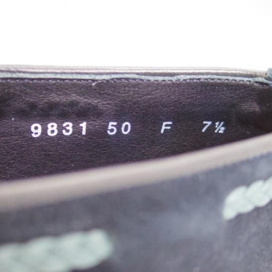 美品★サントーニ SIZE 7.5【★ビームス/BEAMS別注】リボンローファー/タッセル/スエード/Santoni★b324