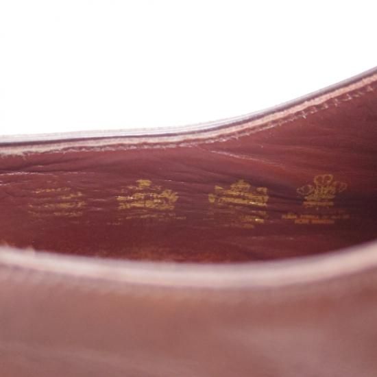 イード&レイベンスクロフトEde&RavenscroftのUチップ、6ハーフ濃茶 イード&レイベンスクロフトEde&RavenscroftのUチップ、6ハーフ濃茶